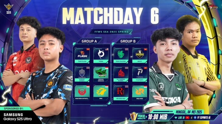 [ID] FFWS Sea Spring 2025 – Day 6 Group AB